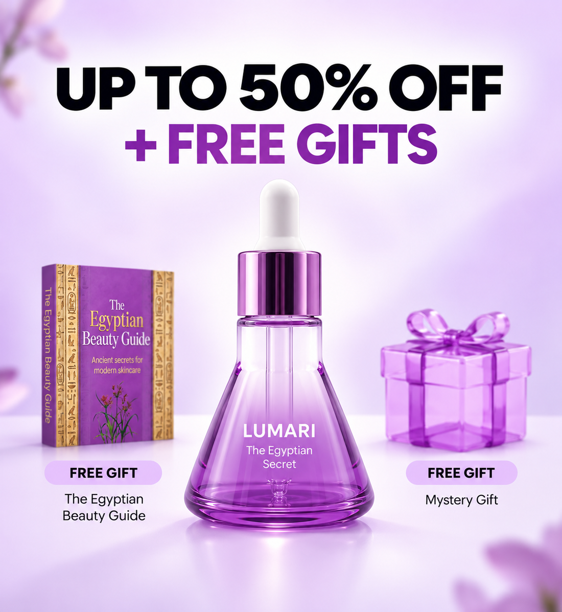 Lumari serum bundle with two free gifts